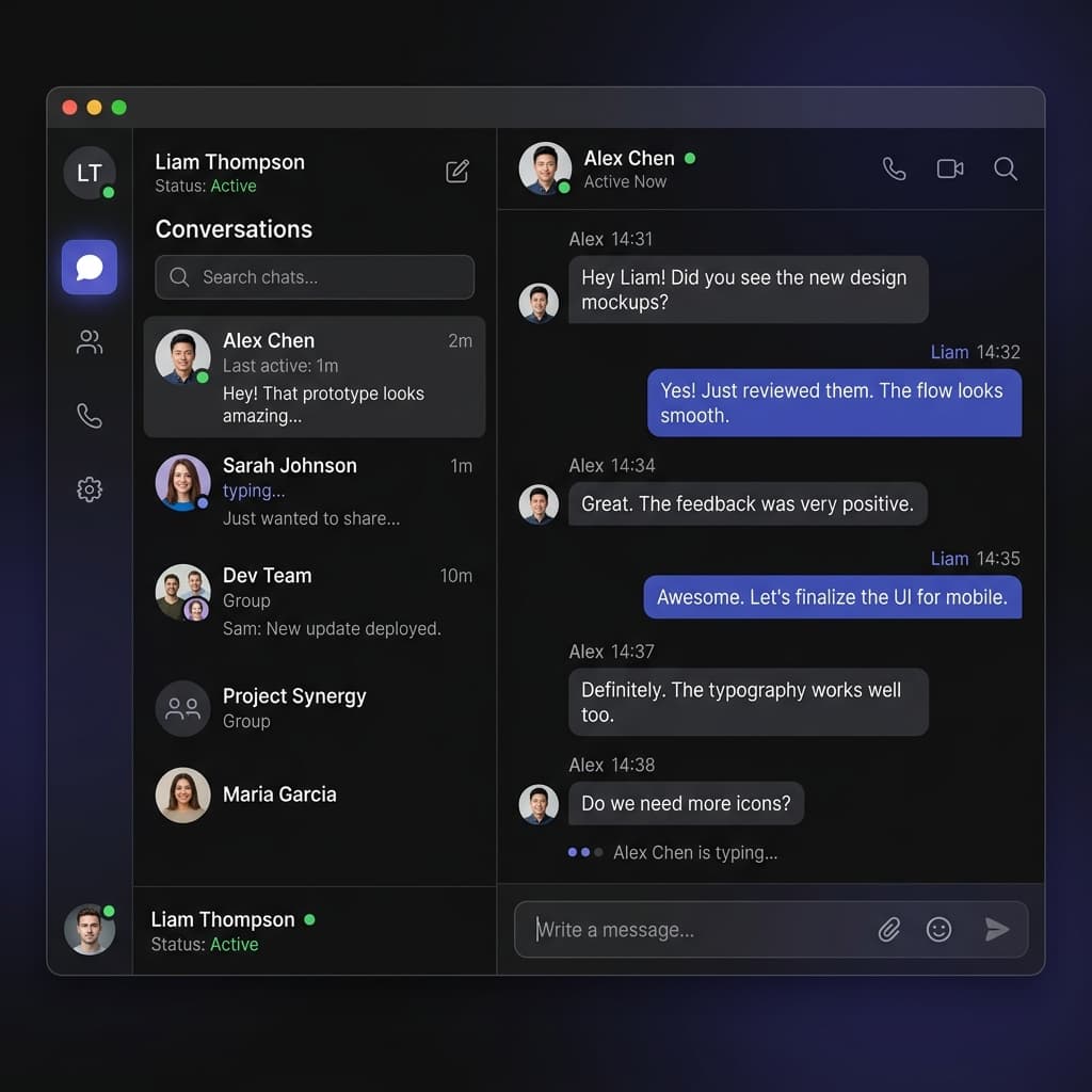 Pulse — Real-Time Chat App preview