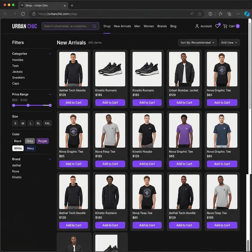 ShopSphere — E-Commerce Platform preview